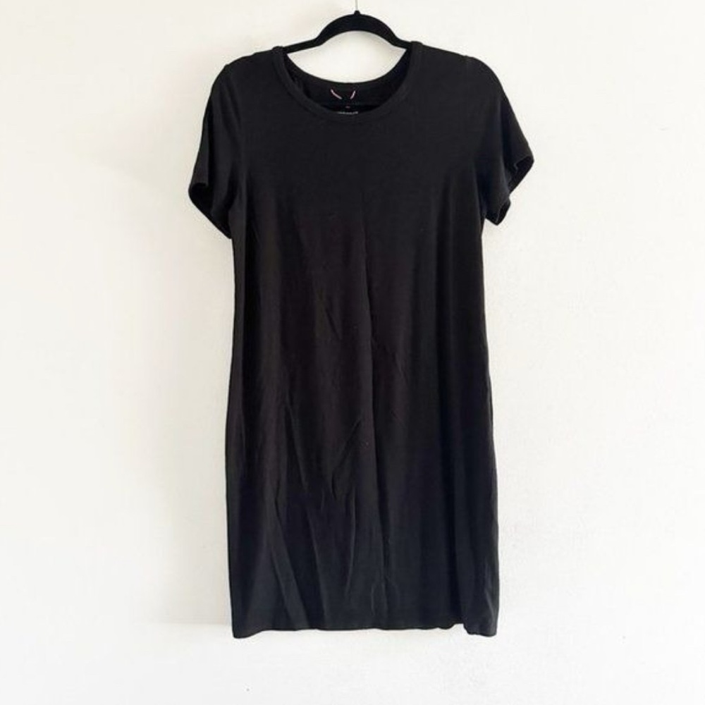 HATCH Collection Layers Black T-Shirt Dress | Maternity Bodycon | Size Large - Picture 3 of 8